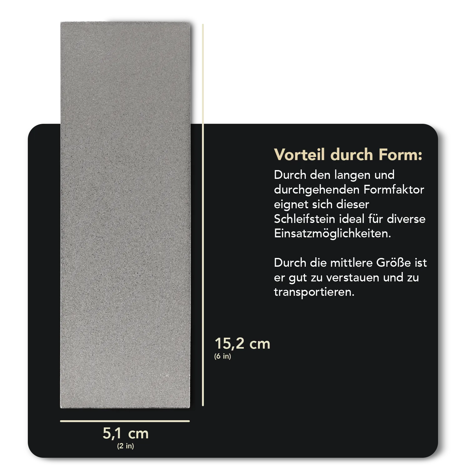 Dia-Sharp® Diamant Schleifstein 6" Extragrob, D6X