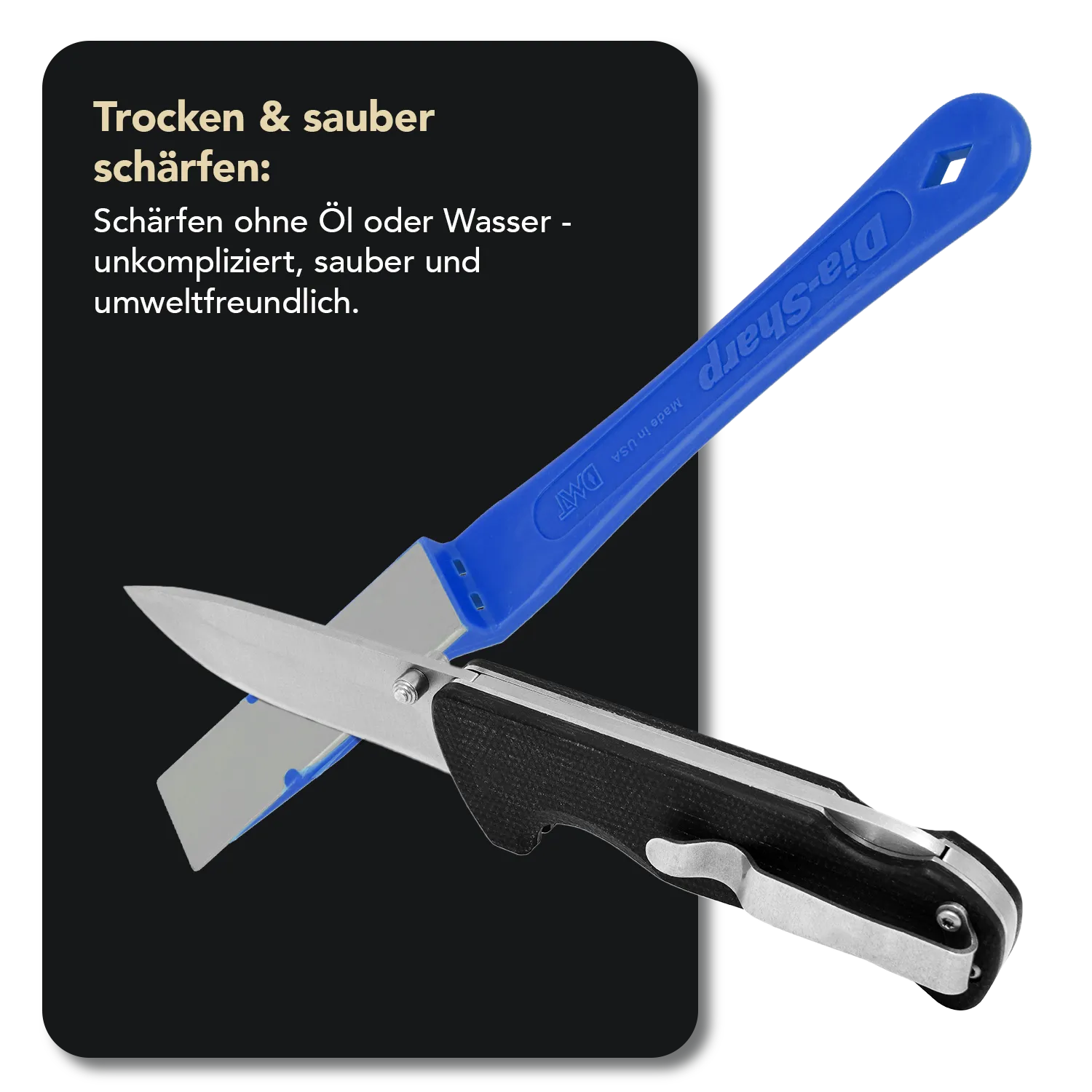 Dia-Sharp® Diamond Mini-Hone®  Diamant Schleiffeile Grob, D2C