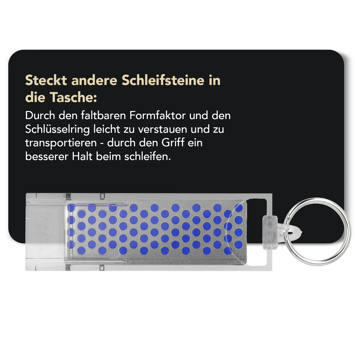 Angler Diamond Whetstone™ Mini-Sharp® Diamant Taschenschleifstein Fein, FF70C