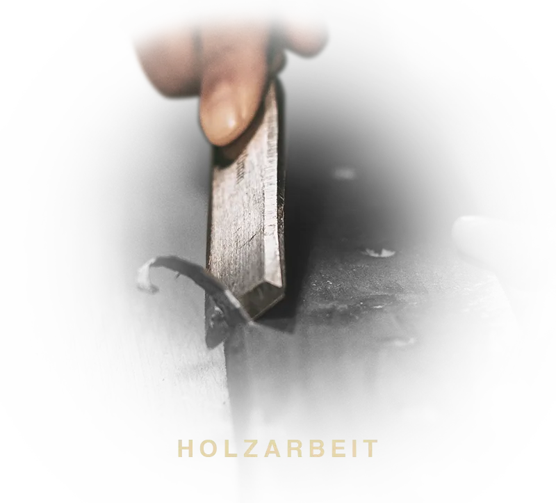 Holzarbeit mit Hobel