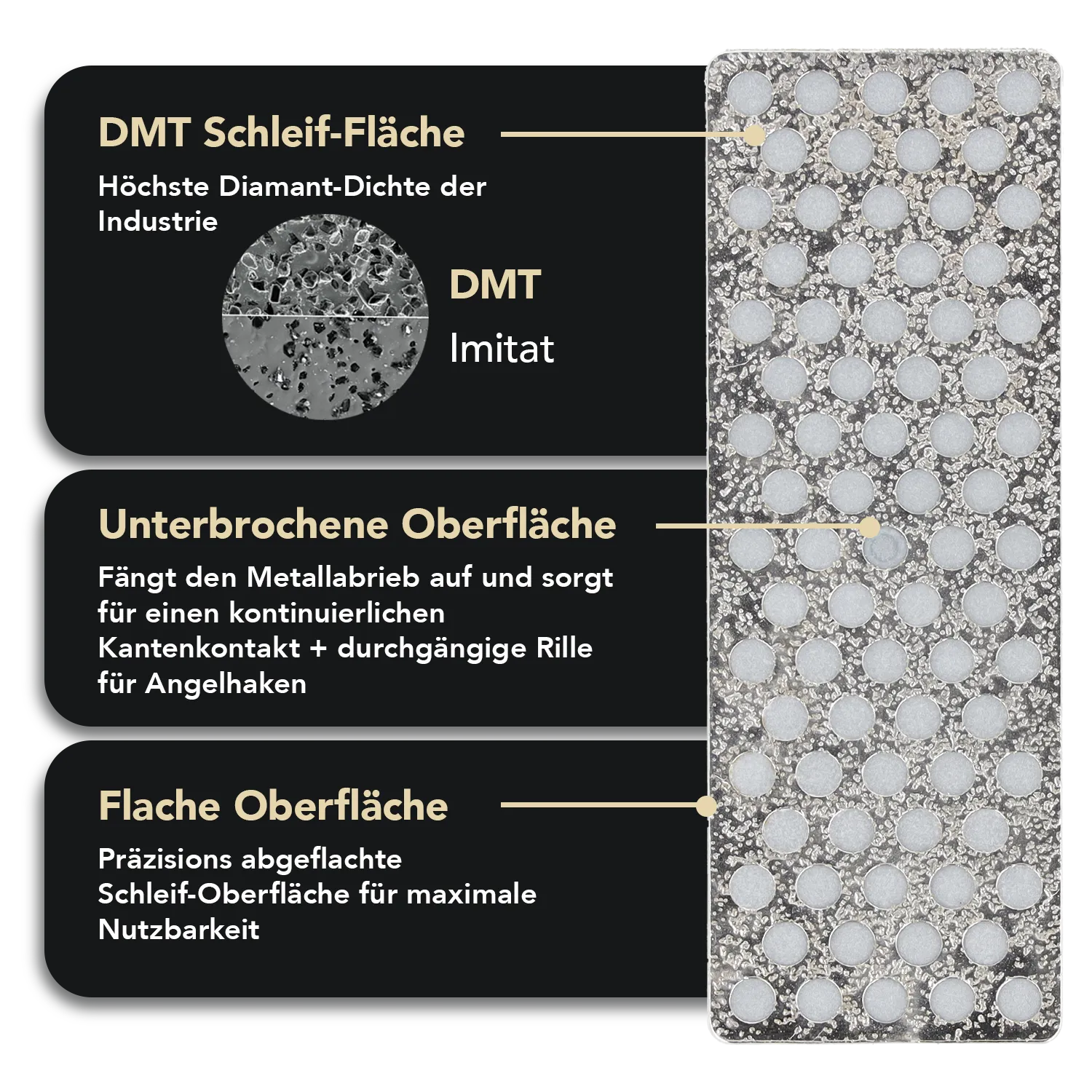 Ski & Snowboard Diamond Whetstone™ Diamant Taschenschleifstein 70mm Extra-Extragrob, WS7XX