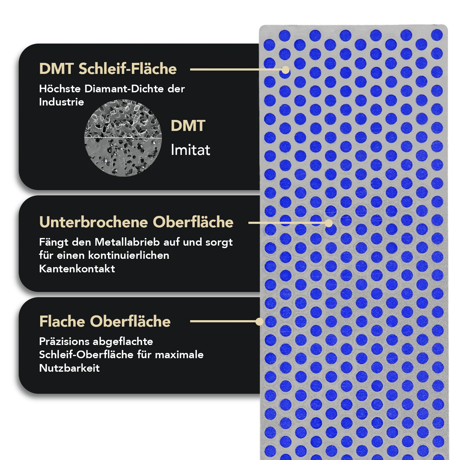 Diamond Whetstone™ Diamant Schleifstein in Kunststoffbox 6" Grob, W6CP
