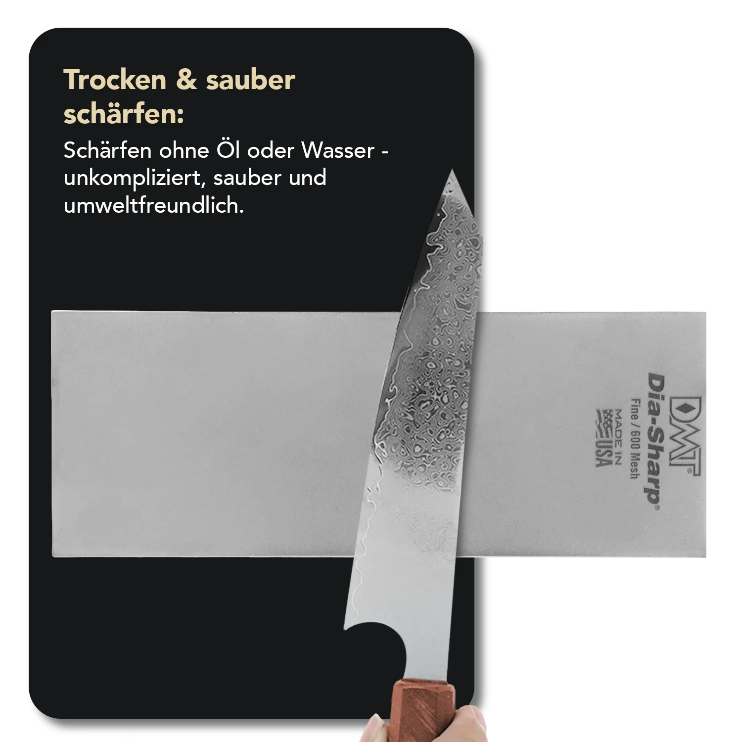 Dia-Sharp® Diamant Schleifstein 8" Fein, D8F