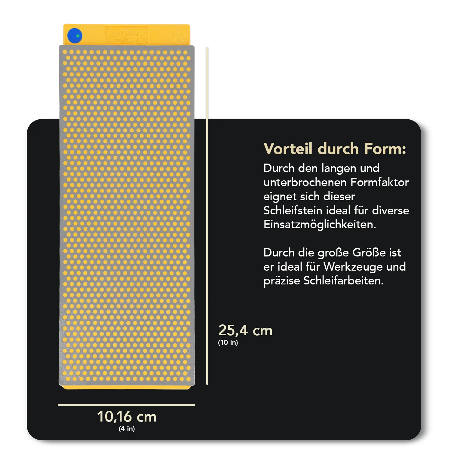 DuoSharp® Diamant Schleifstein 10" Grob / Extrafein, W250ECNB