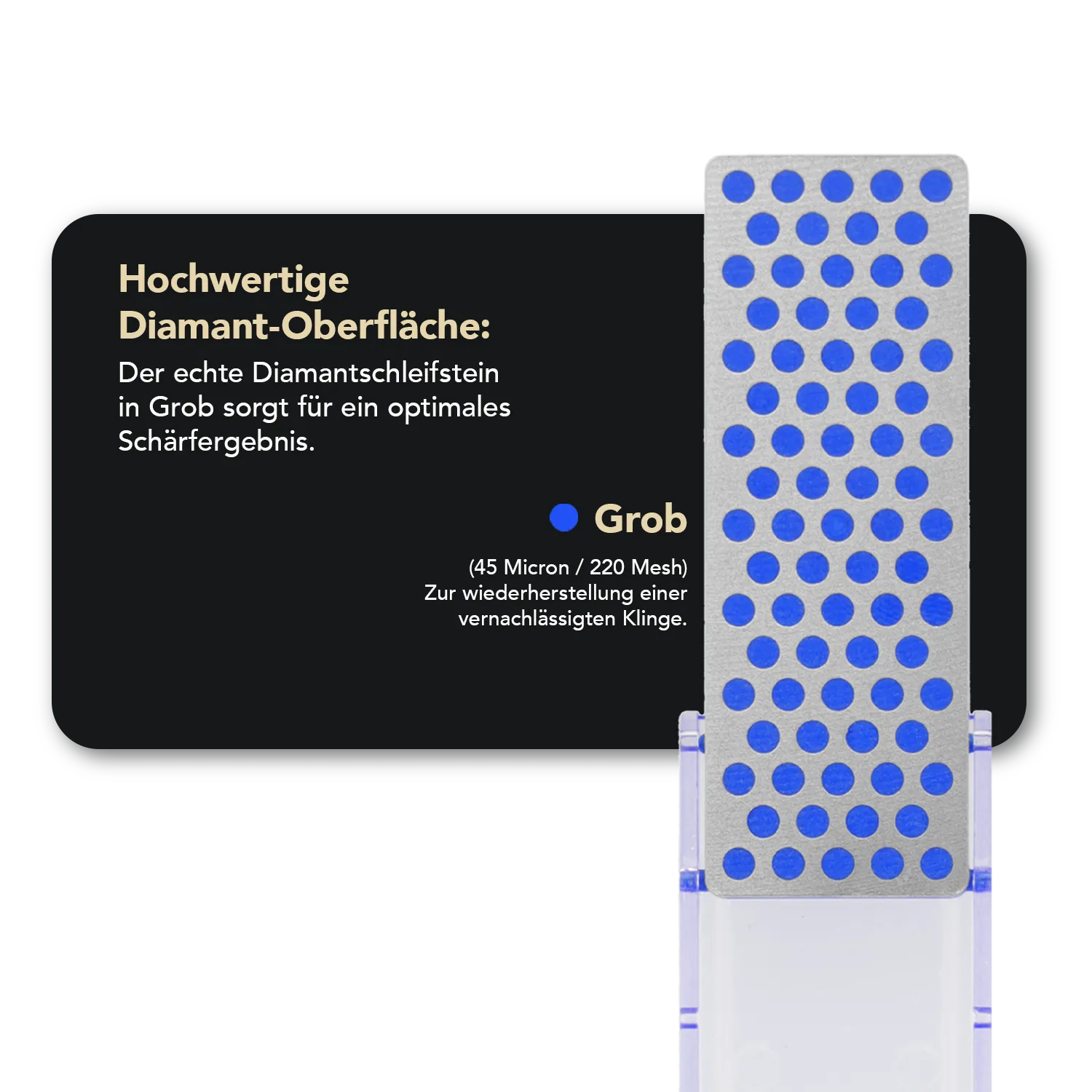 Diamond Whetstone™ Mini-Sharp® Diamant Taschenschleifstein Grob, F70C