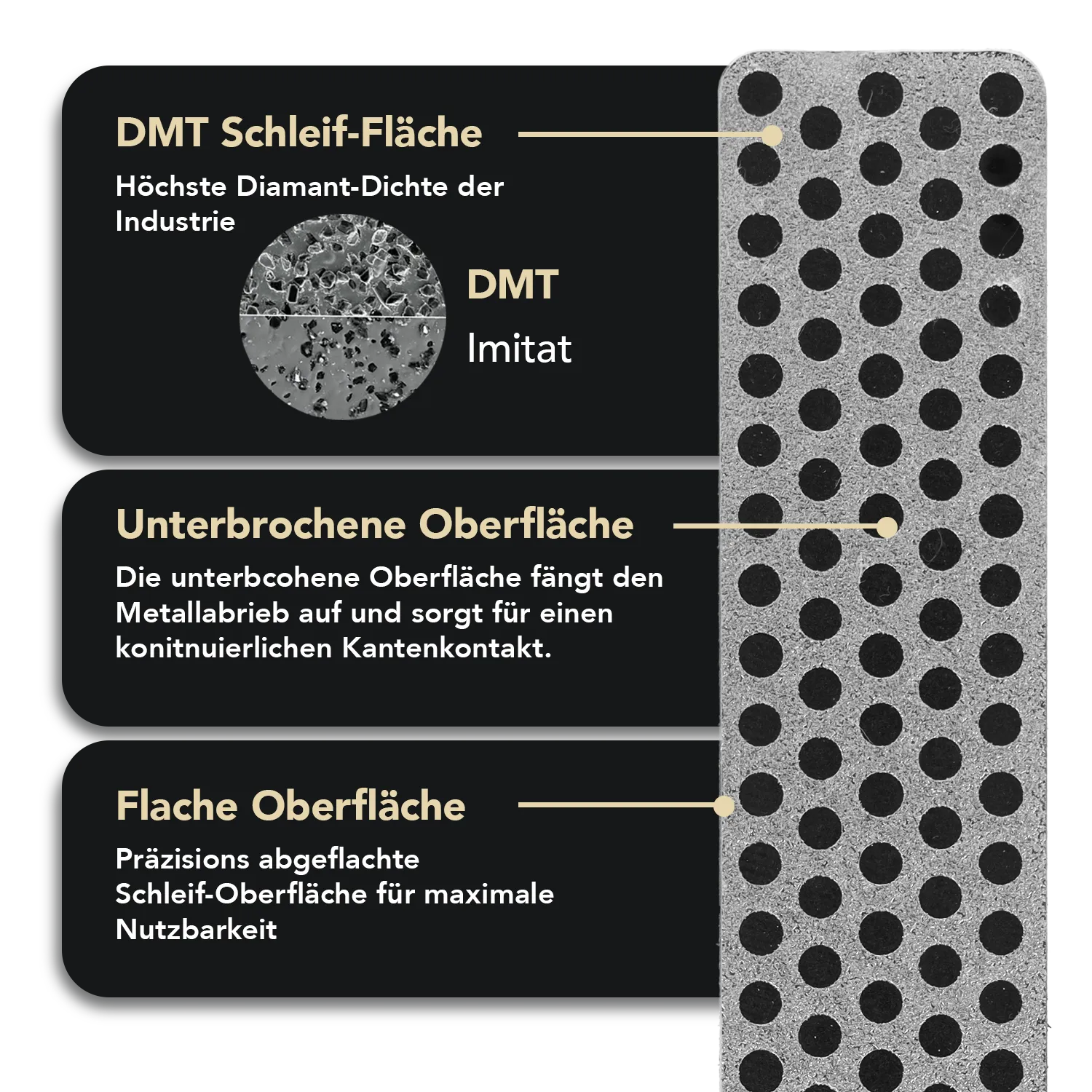 Diamond Whetstone™ Diamant Taschenschleifstein für Aligner 4" Extragrob, A4X