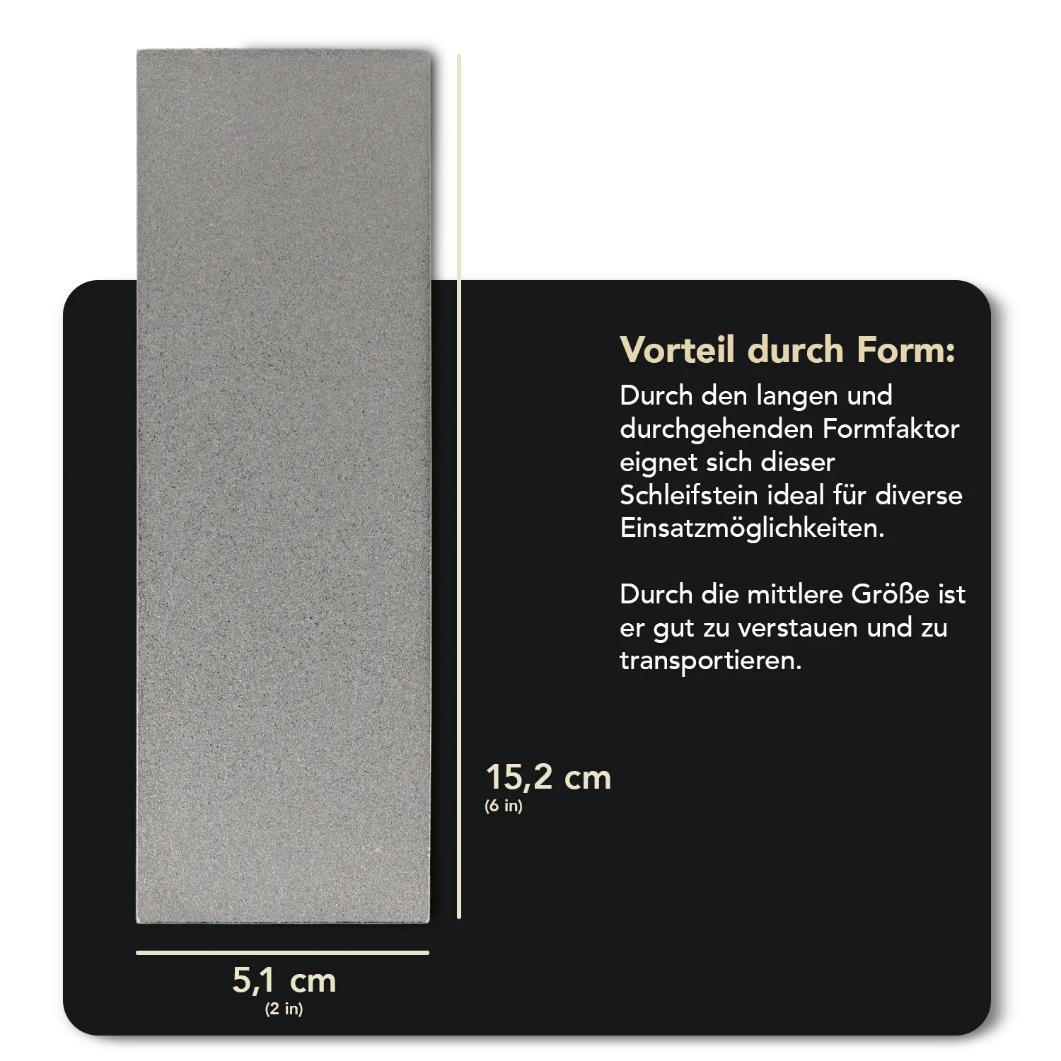 Dia-Sharp® Diamant Schleifstein 6" Fein / Grob, D6FC