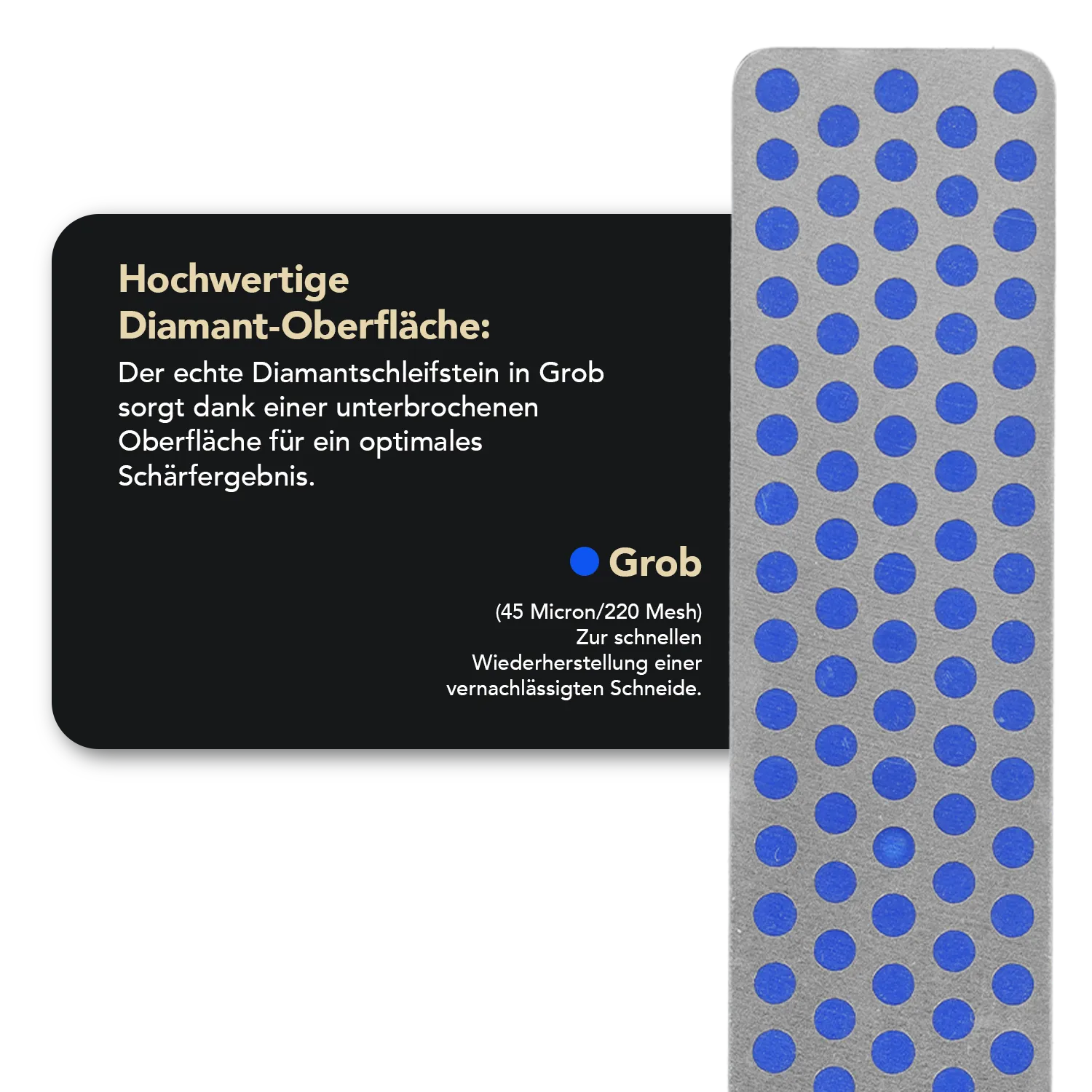 Diamond Whetstone™ Diamant Taschenschleifstein für Aligner 4" Grob, A4C