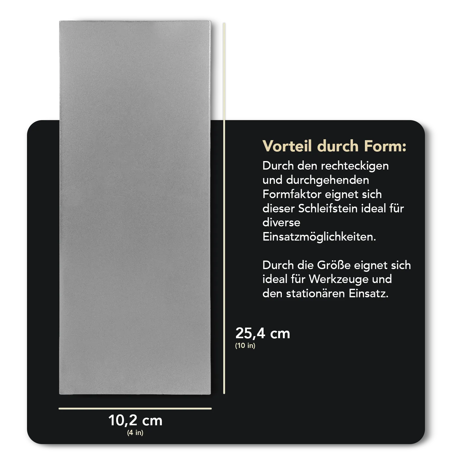 Dia-Sharp® Diamant Schleifstein 10" Grob, D10C