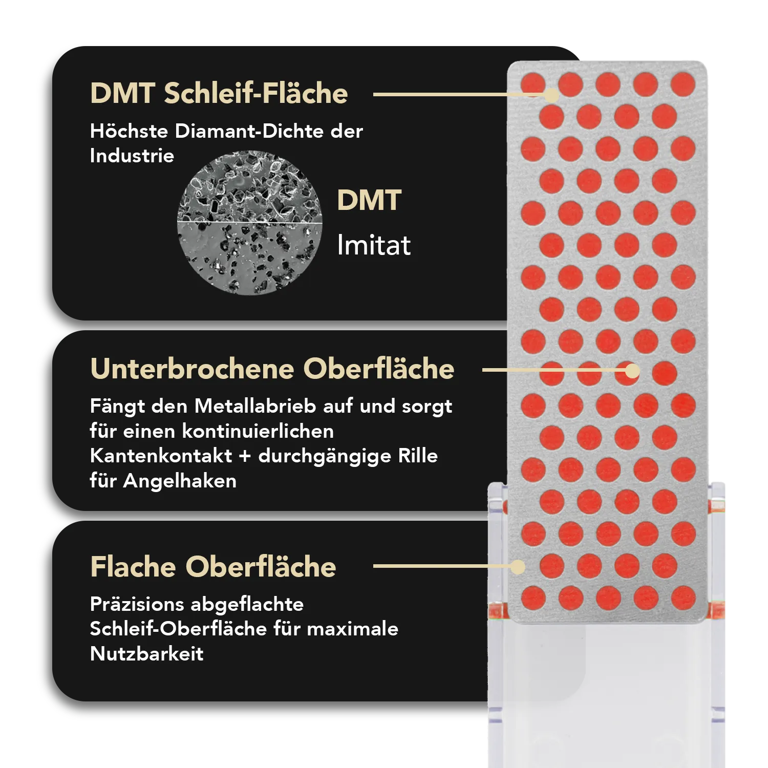 Diamond Whetstone™ Mini-Sharp® Diamant Taschenschleifstein Fein, F70F