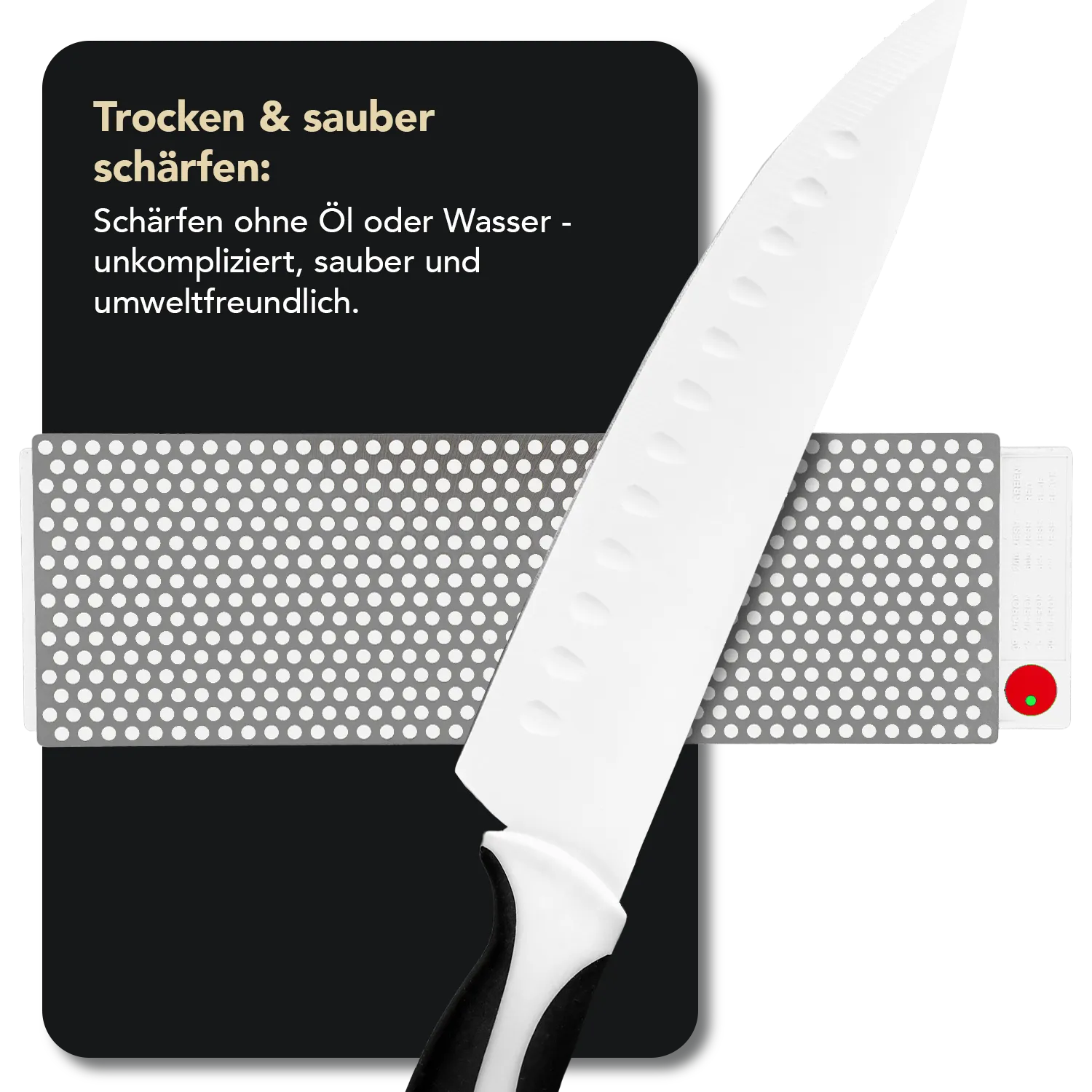 DuoSharp® Hardcoat™ Diamant Schleifstein 8" Fein / Extrafein, W8EF-H-NB