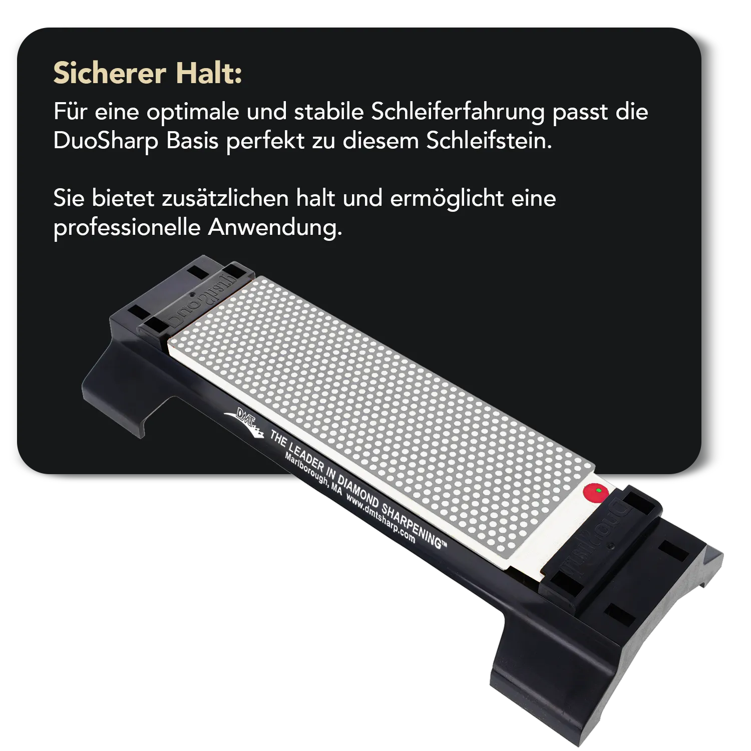 DuoSharp® Hardcoat™ Diamant Schleifstein 8" Fein / Extrafein, W8EF-H-NB