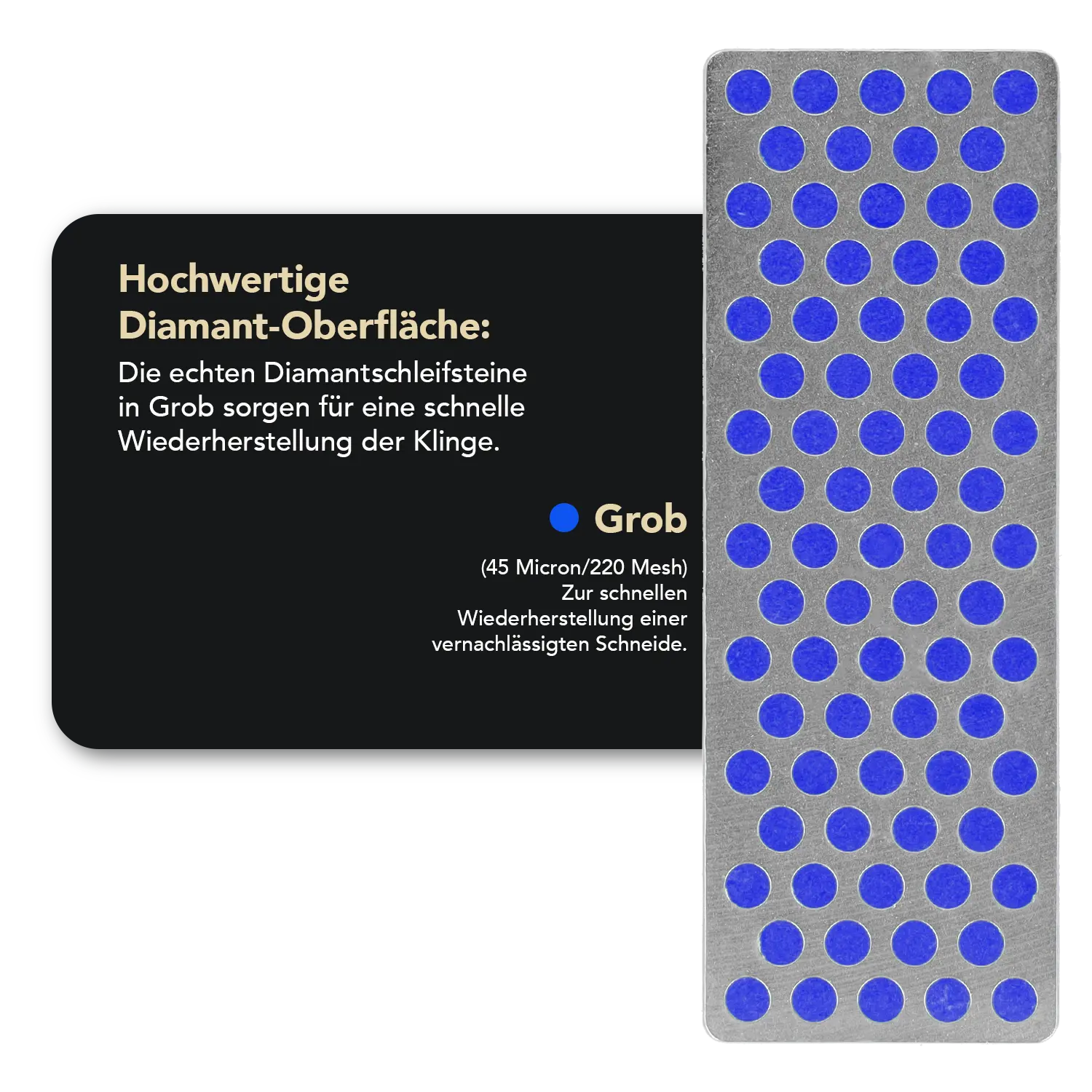 Simple Sharp Erweiterung Grob, 2 x Diamond Whetstone™ W7C