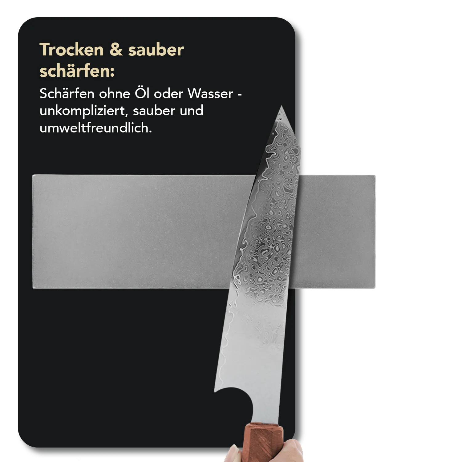 Dia-Sharp® Diamant Schleifstein 6" Extrafein, D6E