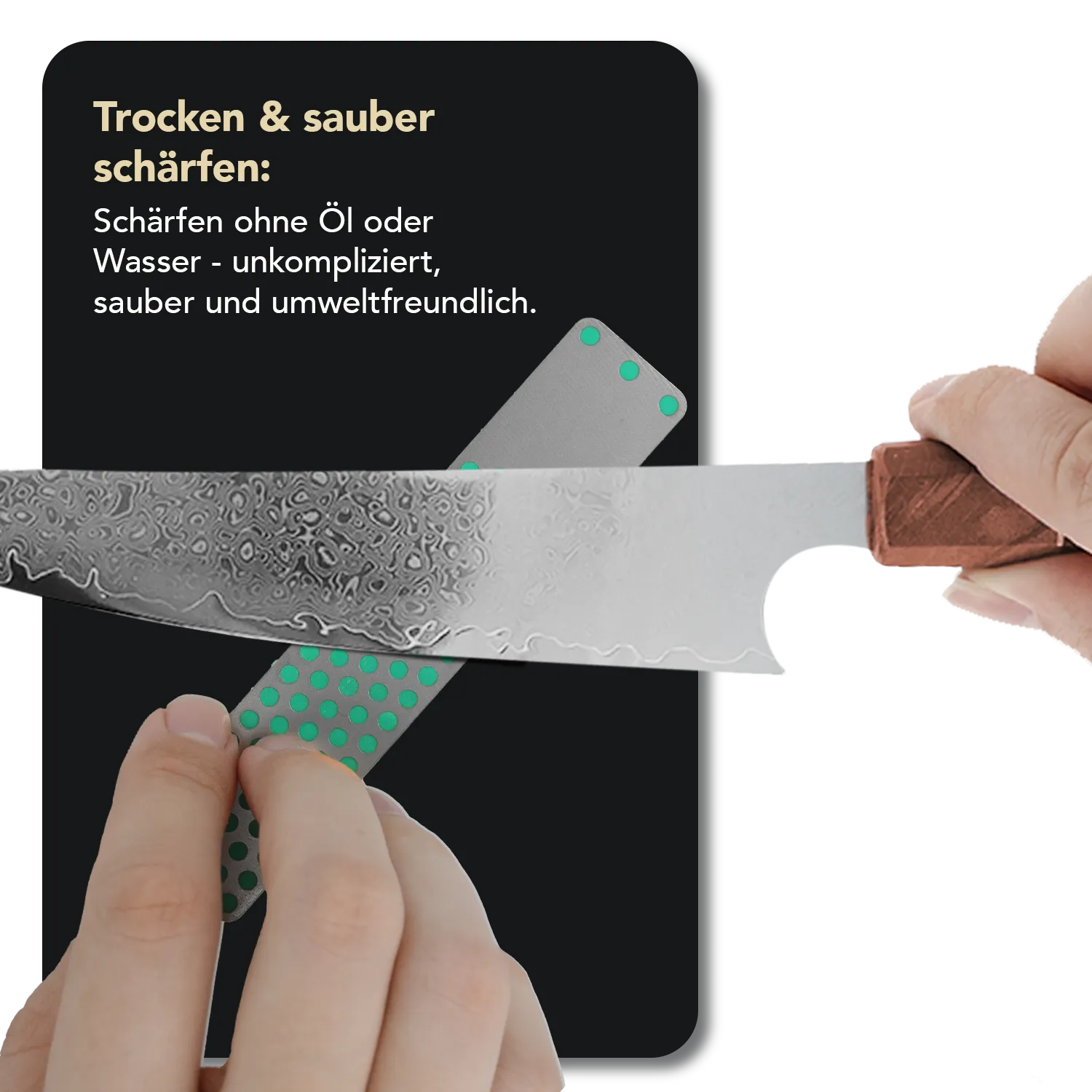 Machinist Diamond Whetstone™ Diamant Taschenschleifstein 4" Extrafein, WME
