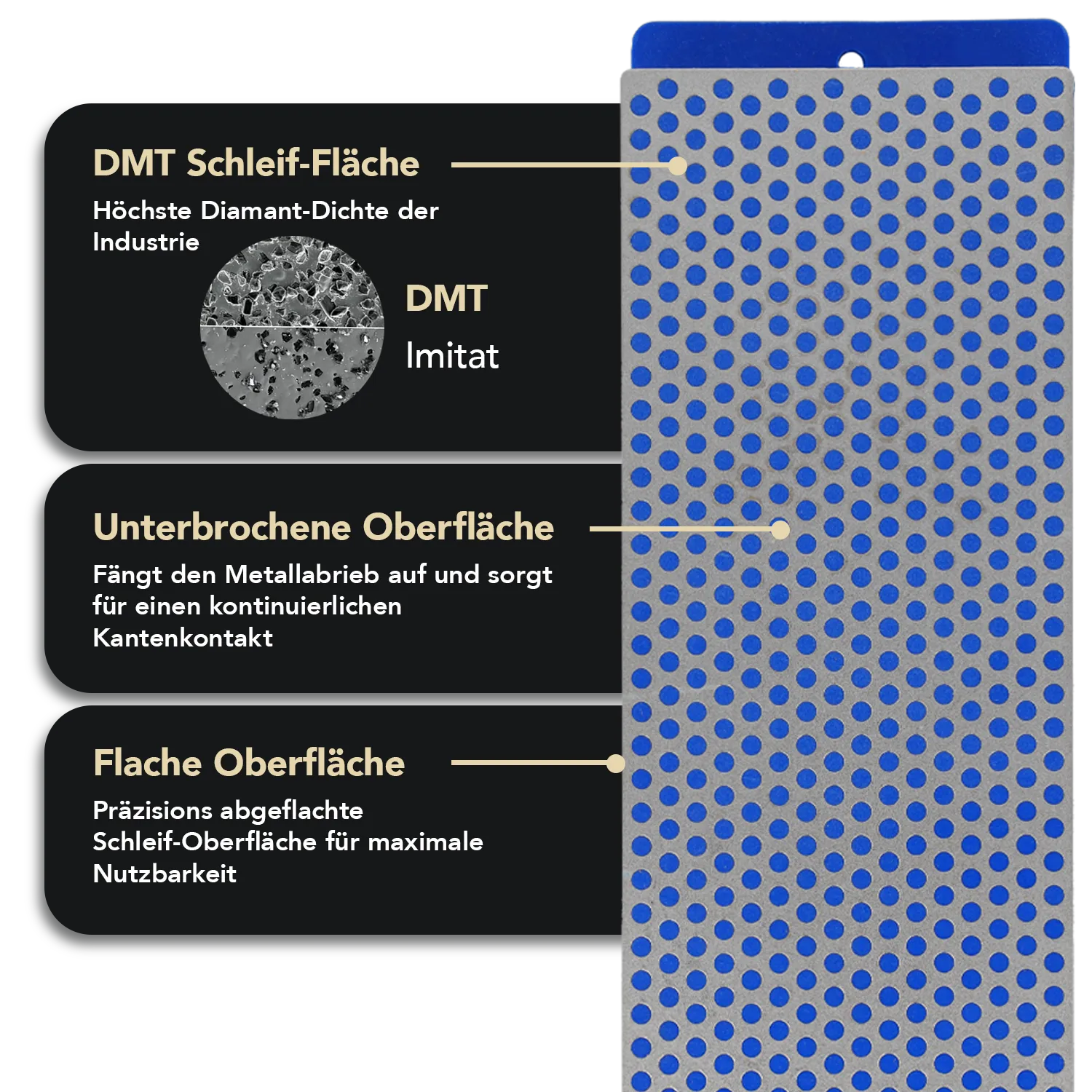 Diamond Whetstone™ Diamant Schleifstein in Holzbox 8" Grob, W8C