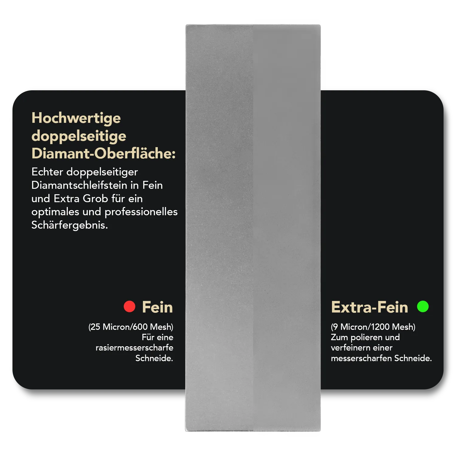 Dia-Sharp® Diamant Schleifstein 6" Extrafein / Fein, D6EF