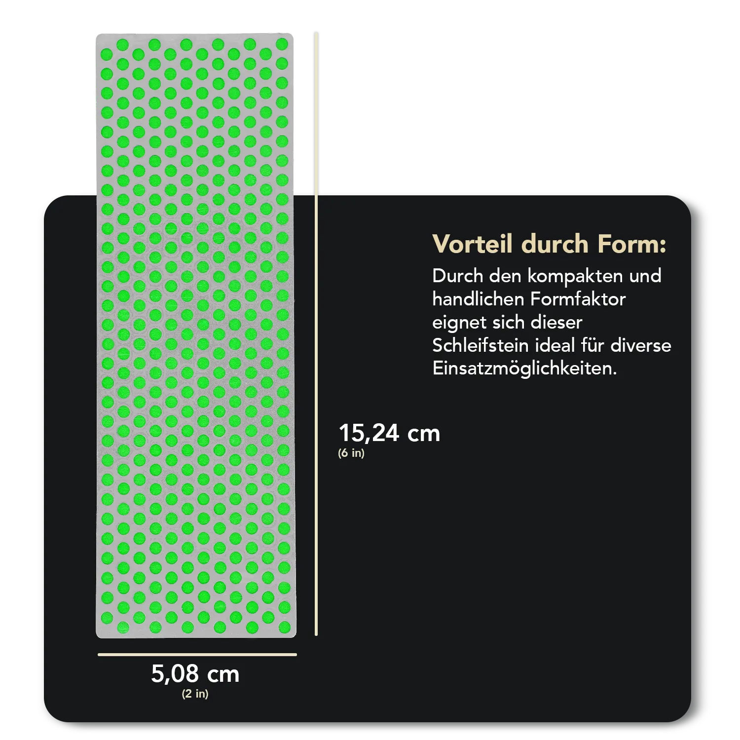 Diamond Whetstone™ Diamant Schleifstein in Kunststoffbox 6" Extrafein, W6EP
