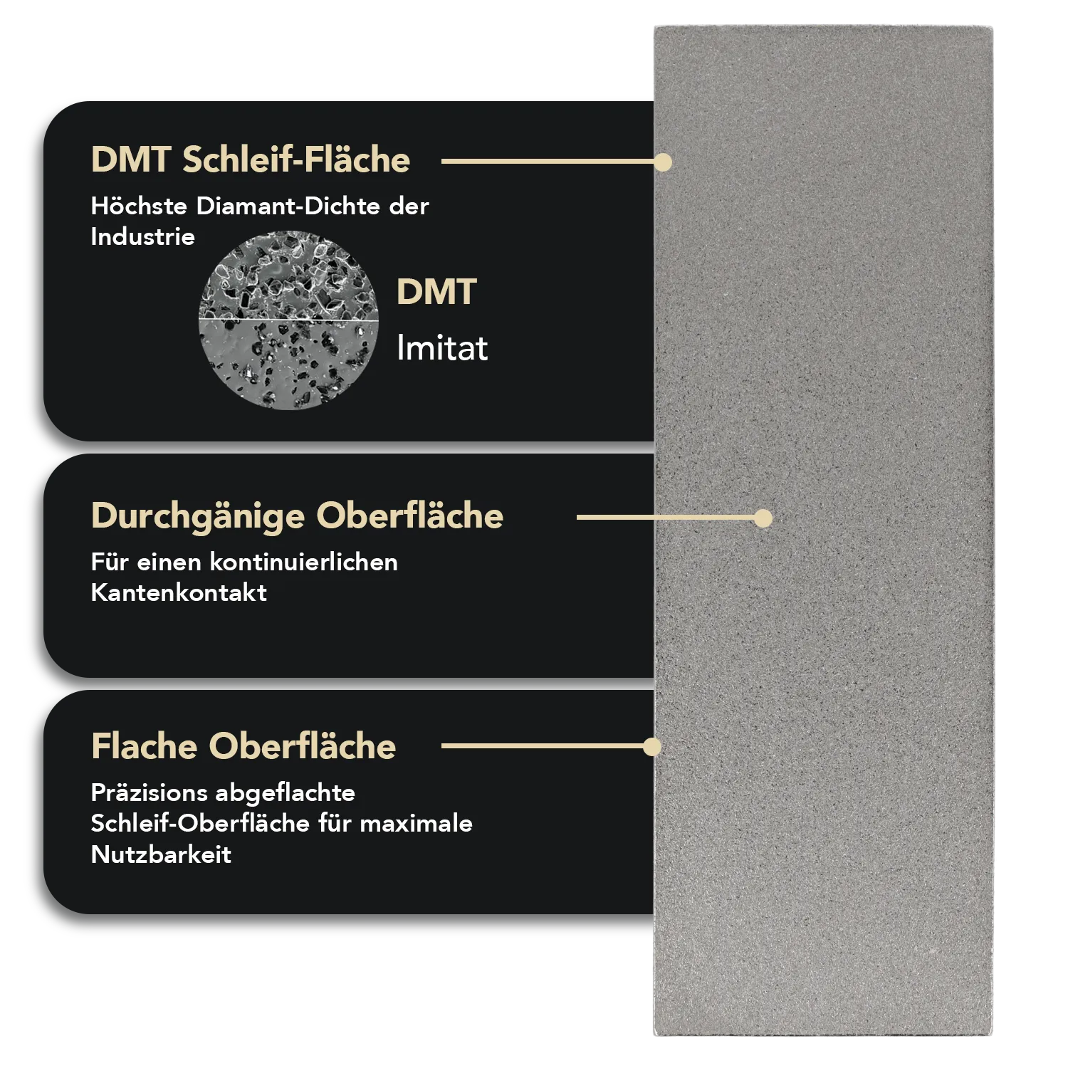 Dia-Sharp® Diamant Schleifstein 6" Extragrob, D6X
