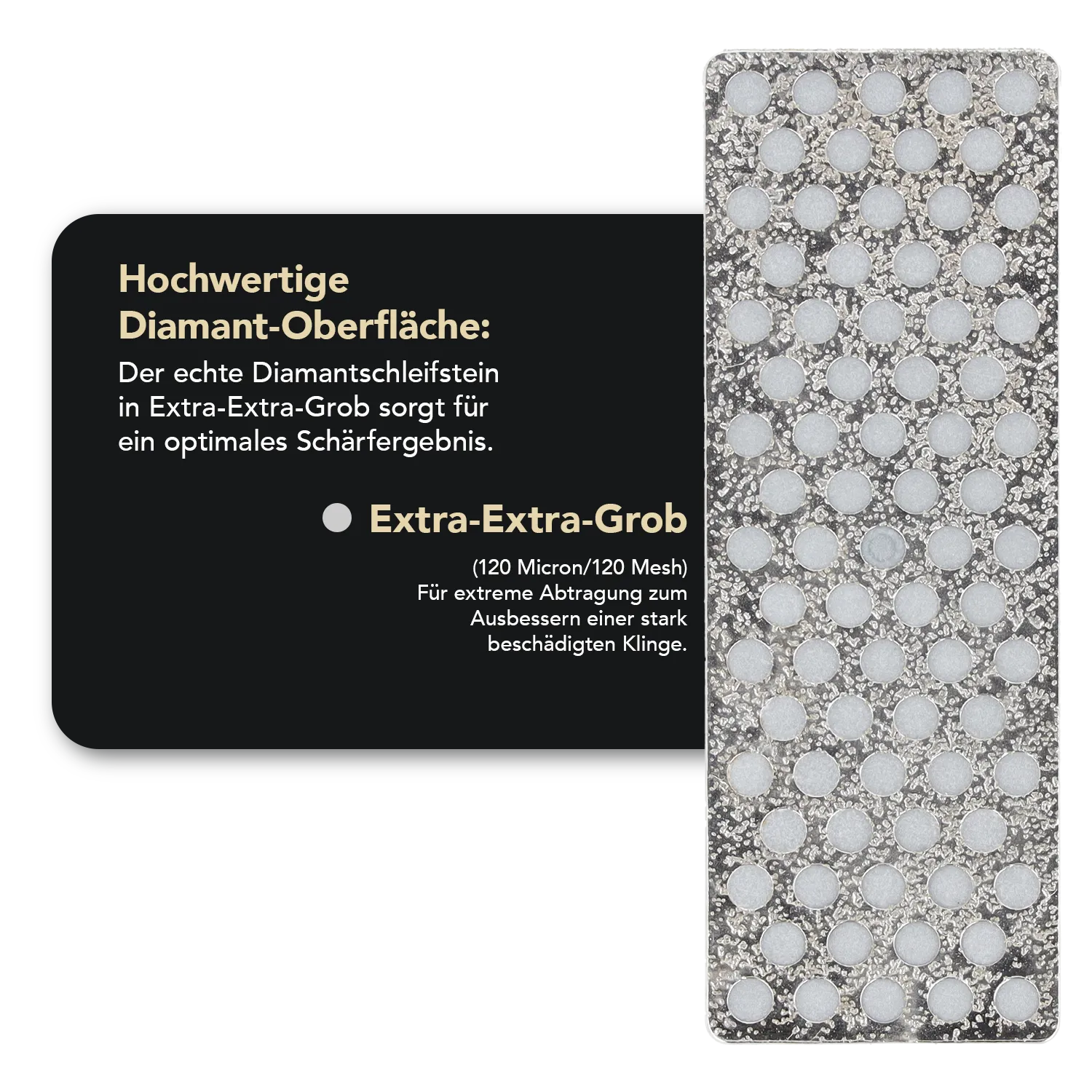 Ski & Snowboard Diamond Whetstone™ Diamant Taschenschleifstein 70mm Extra-Extragrob, WS7XX