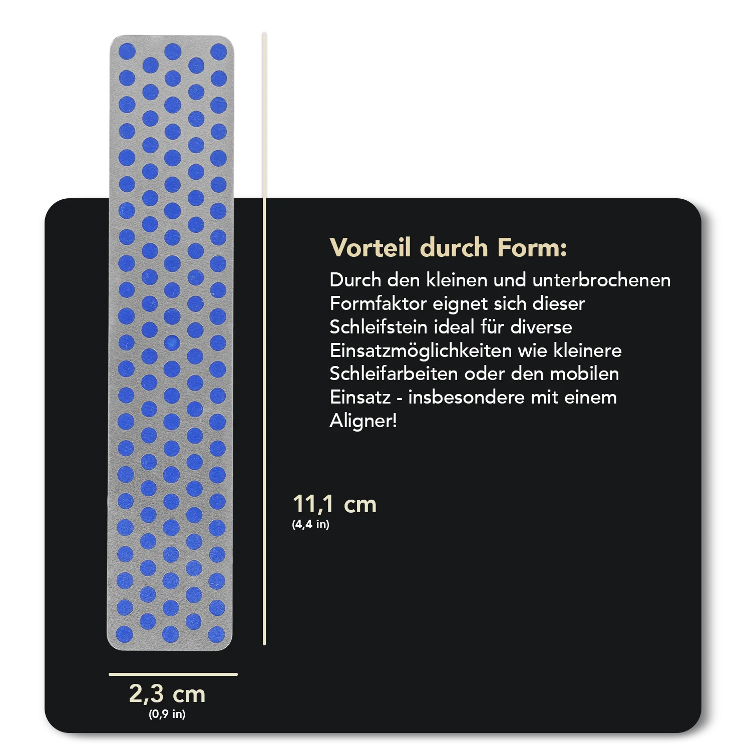 Diamond Whetstone™ Diamant Taschenschleifstein für Aligner 4" Grob, A4C