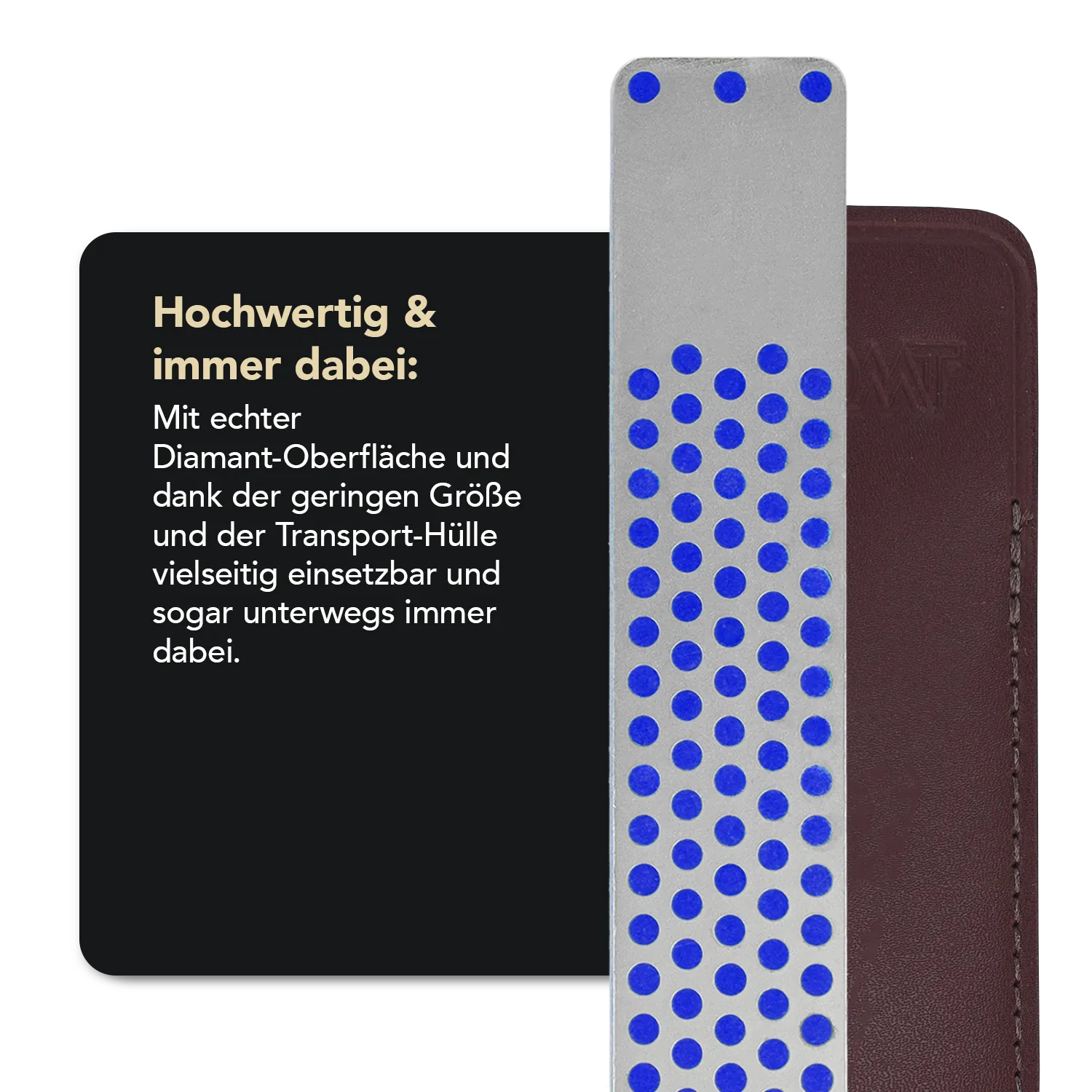 Machinist Diamond Whetstone™ Diamant Taschenschleifstein 4" Grob, WMC