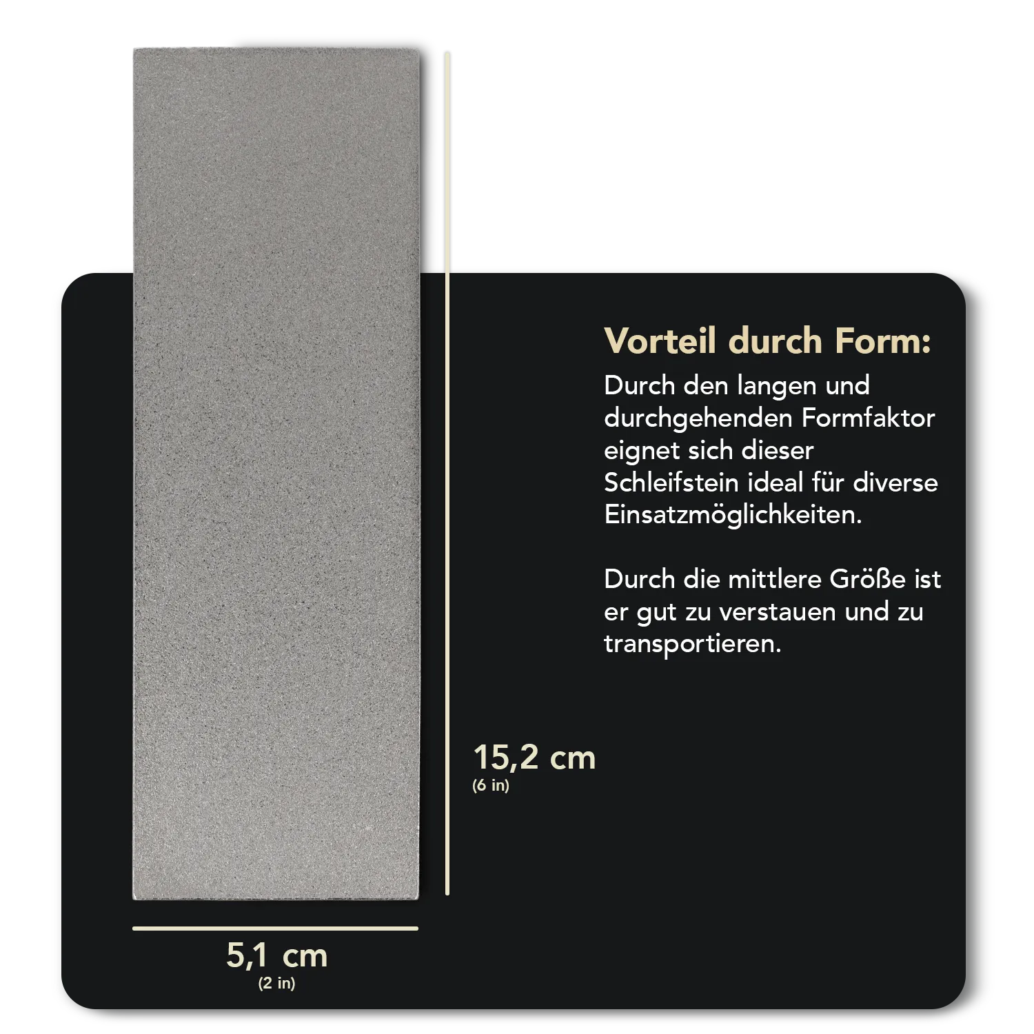 Dia-Sharp® Diamant Schleifstein 6" Extragrob / Grob, D6CX