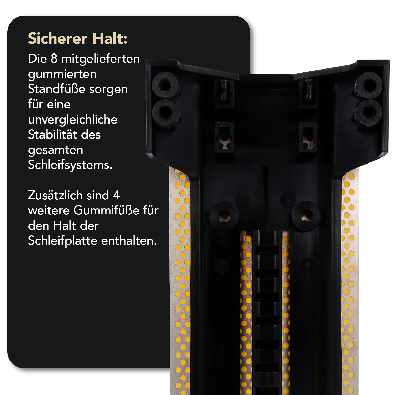 DuoSharp® Diamant Schleifstein 10" mit Basis Extragrob / Grob, W250CX-WB DuoBase Basis für DuoSharp® Scheifsteine 8" & 10", B8250