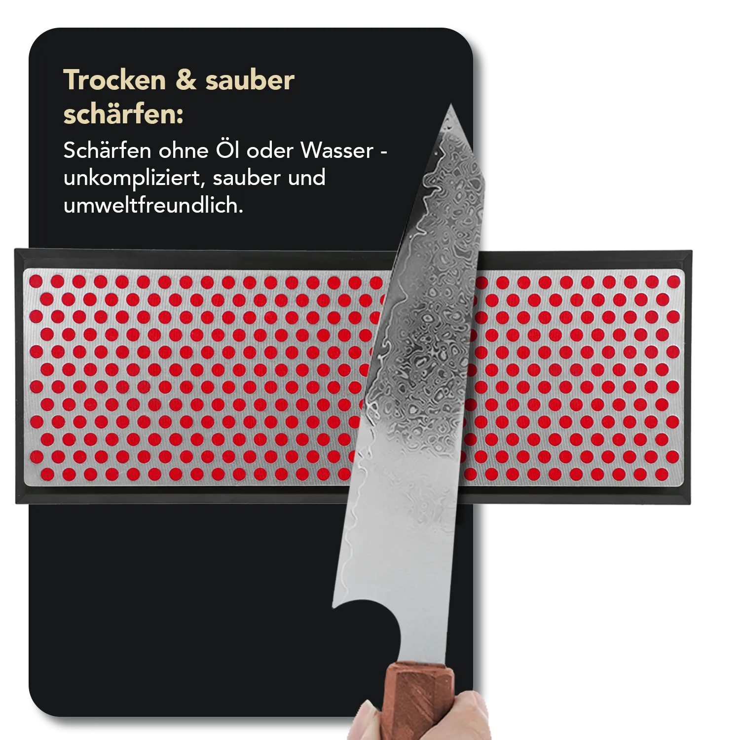 Diamond Whetstone™ Diamant Schleifstein in Kunststoffbox 6" Fein, W6FP