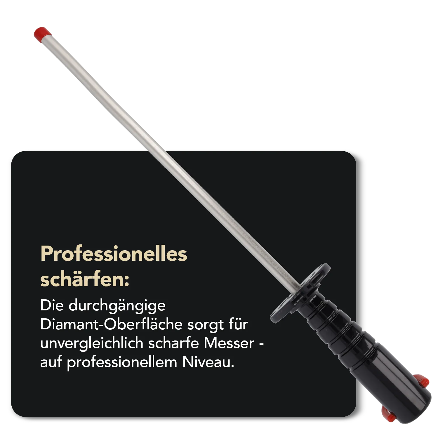 Diamond Steel™ Diamant Schleifstab 14" Fein, DS4F Diamond Steel™ Diamant Schleifstab 14" Fein, DS4F
