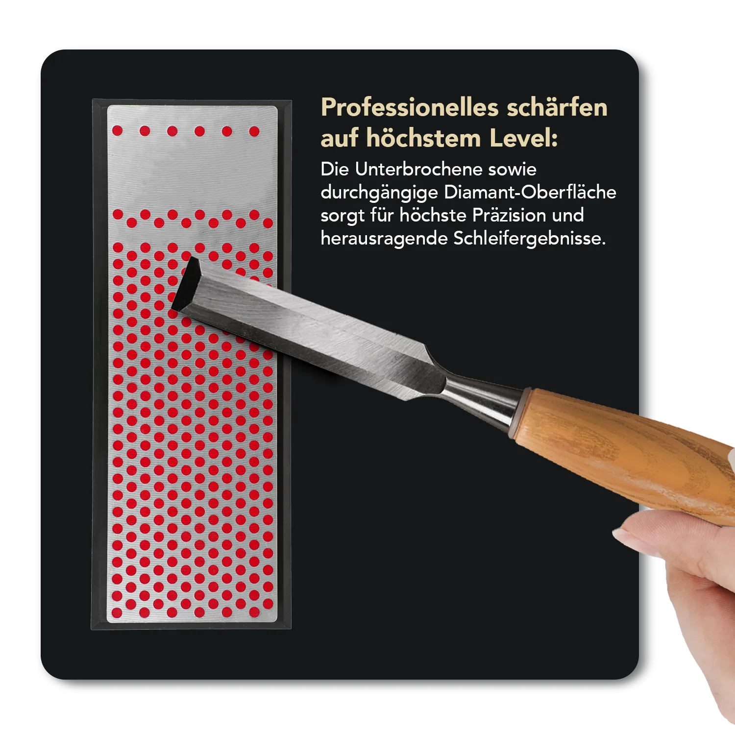 Machinist Diamond Whetstone™ Diamant Schleifstein in Kunststoffbox 6" Fein, WM6FP