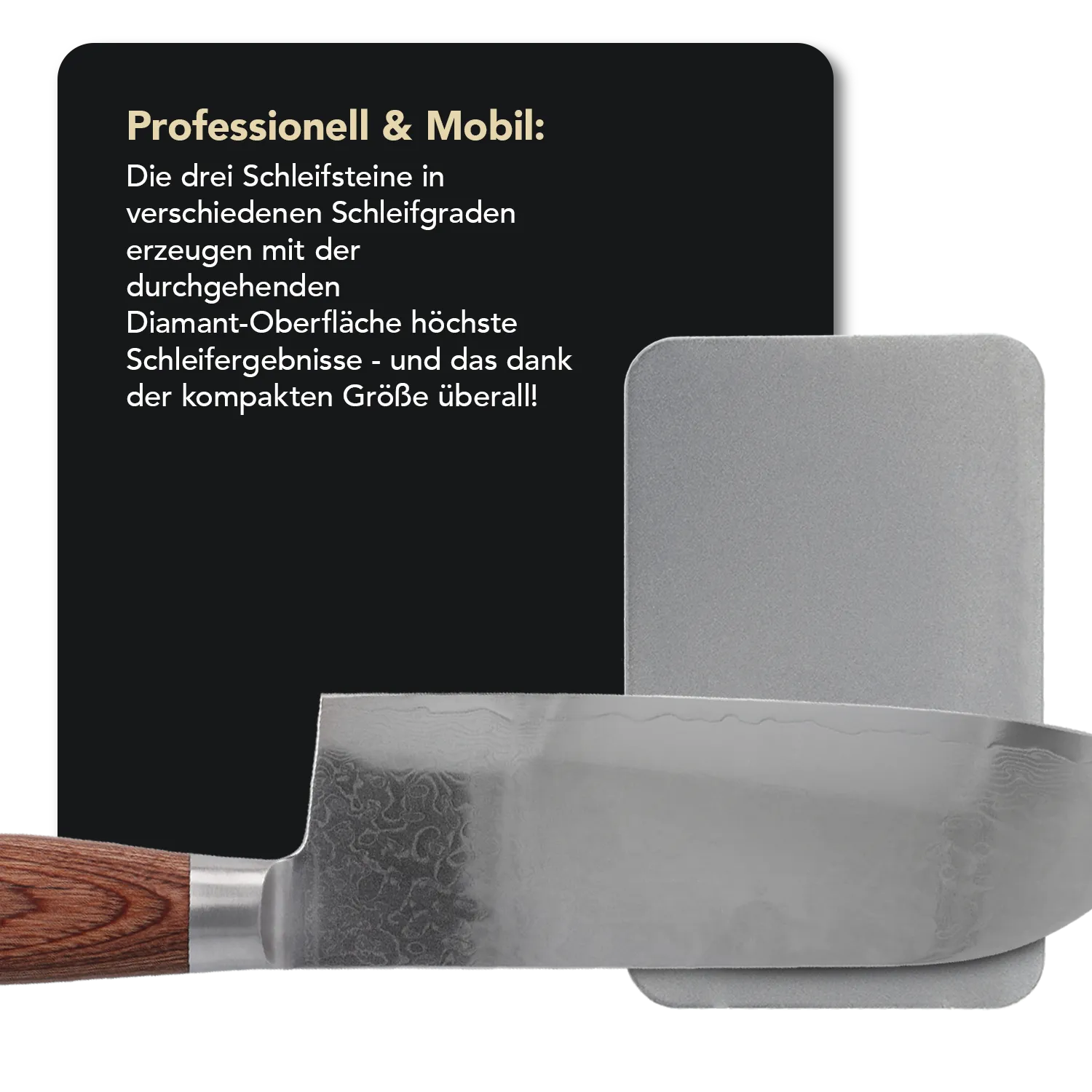 Dia-Sharp® Diamant Taschenschleifstein im Kreditkartenformat Grob / Fein / Extrafein, D3EFC