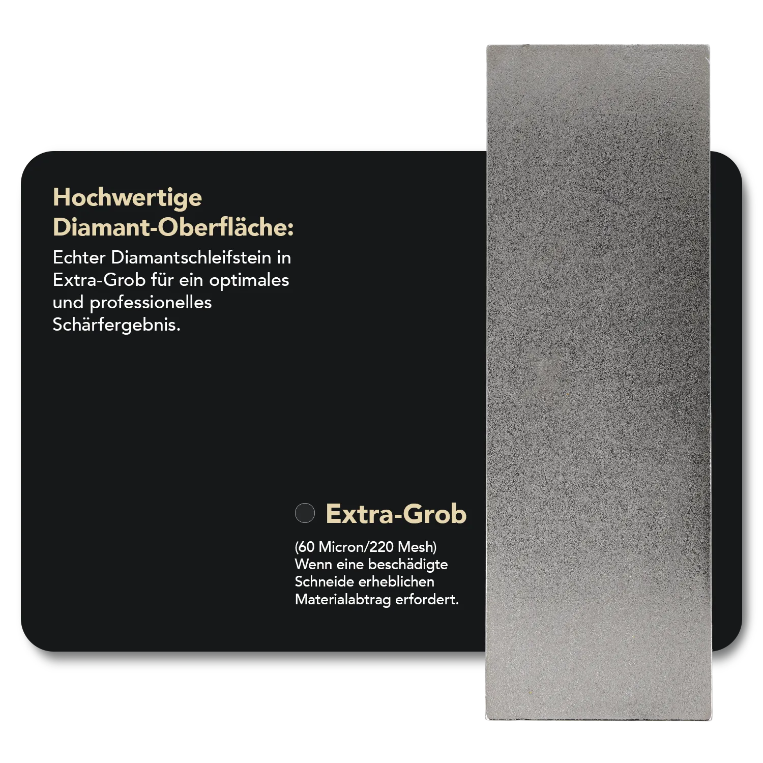 Dia-Sharp® Diamant Schleifstein 6" Extragrob, D6X