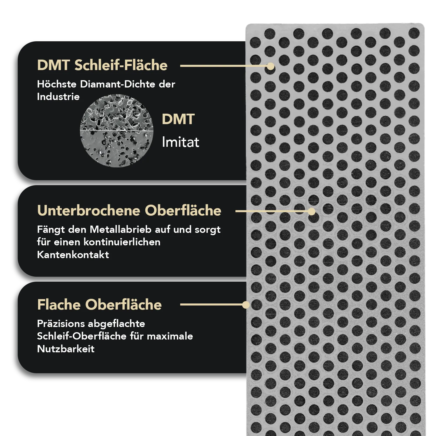 Diamond Whetstone™ Diamant Schleifstein in Holzbox 6" Extragrob, W6X