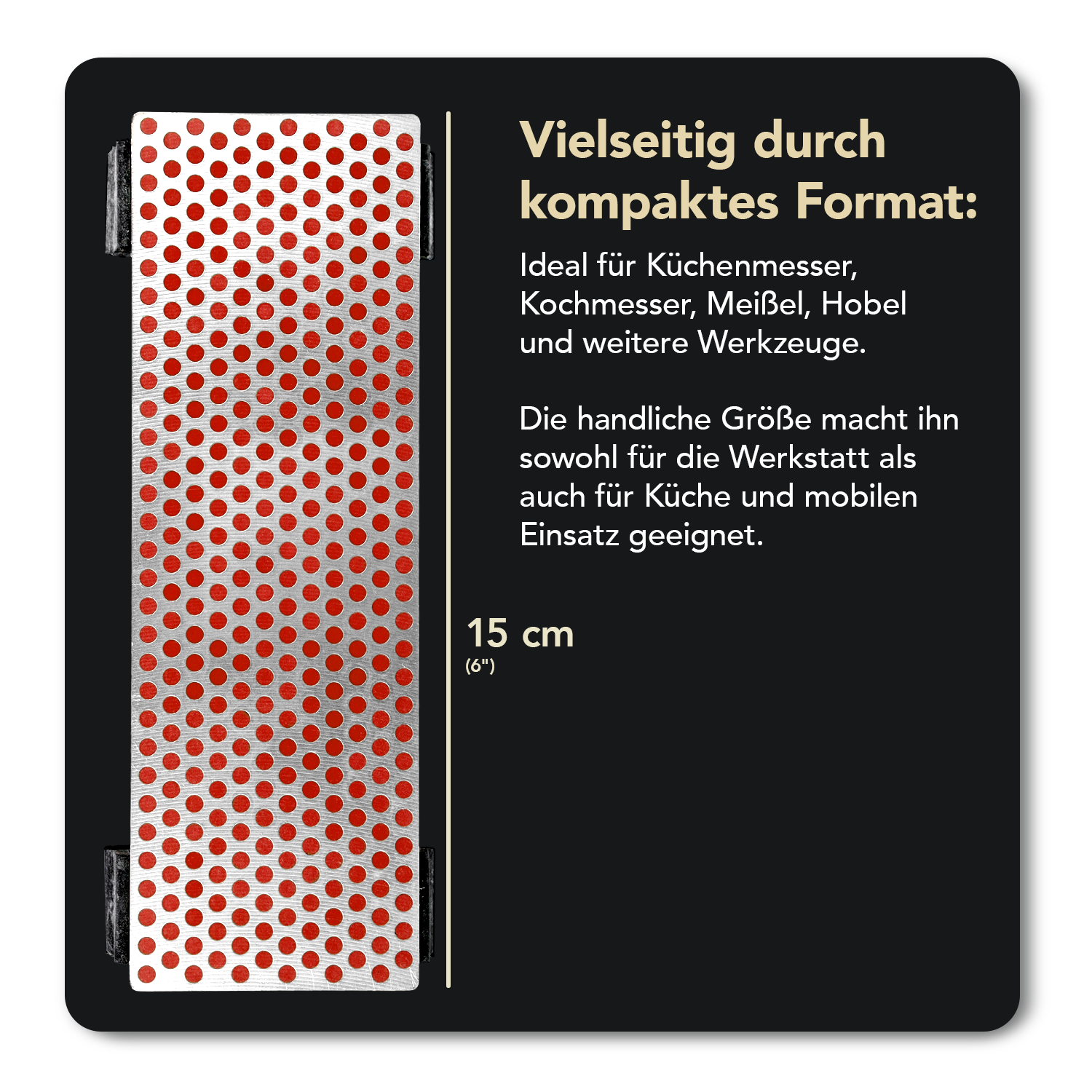 Diamond Whetstone™ Diamant Schleifsteine in Kunststoffbox 6" Extrafein / Fein / Grob / Extragrob, W6EFCX-KIT
