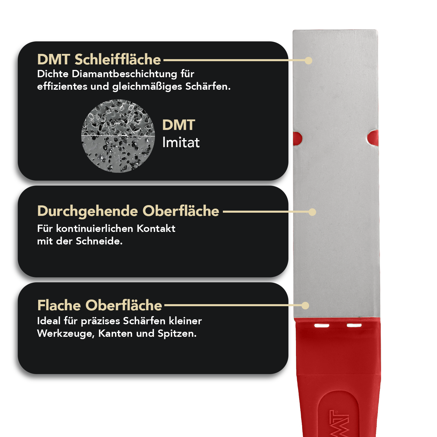 Offset Dia-Sharp® Diamond Mini-Hone®  Diamant Schleiffeile Grob / Fein / Extrafein, OD2K