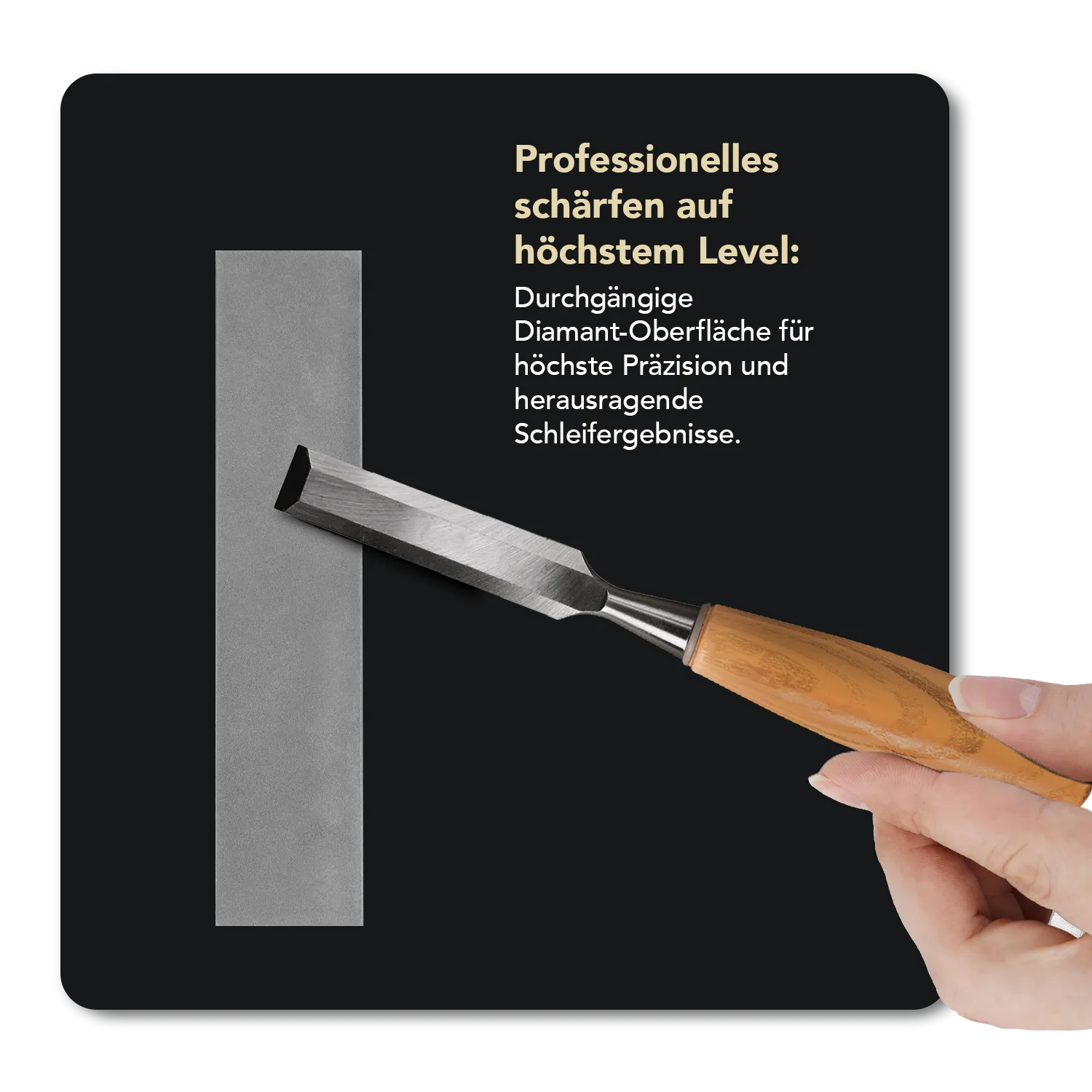 Dia-Sharp® Diamant Taschenschleifstein 4" Fein, D4F