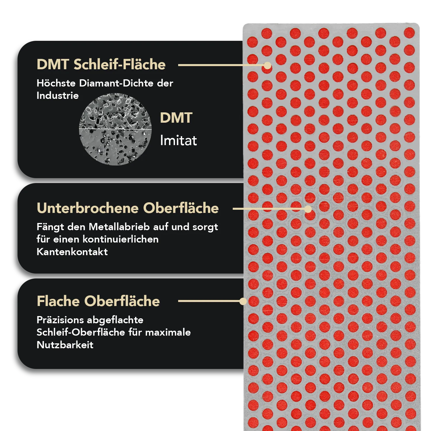 Diamond Whetstone™ Diamant Schleifstein in Kunststoffbox 6" Fein, W6FP