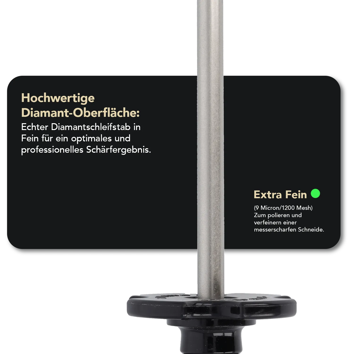 Diamond Steel™ Diamant Schleifstab 12" Extrafein, DS2E Diamond Steel™ Diamant Schleifstab 12" Extrafein, DS2E