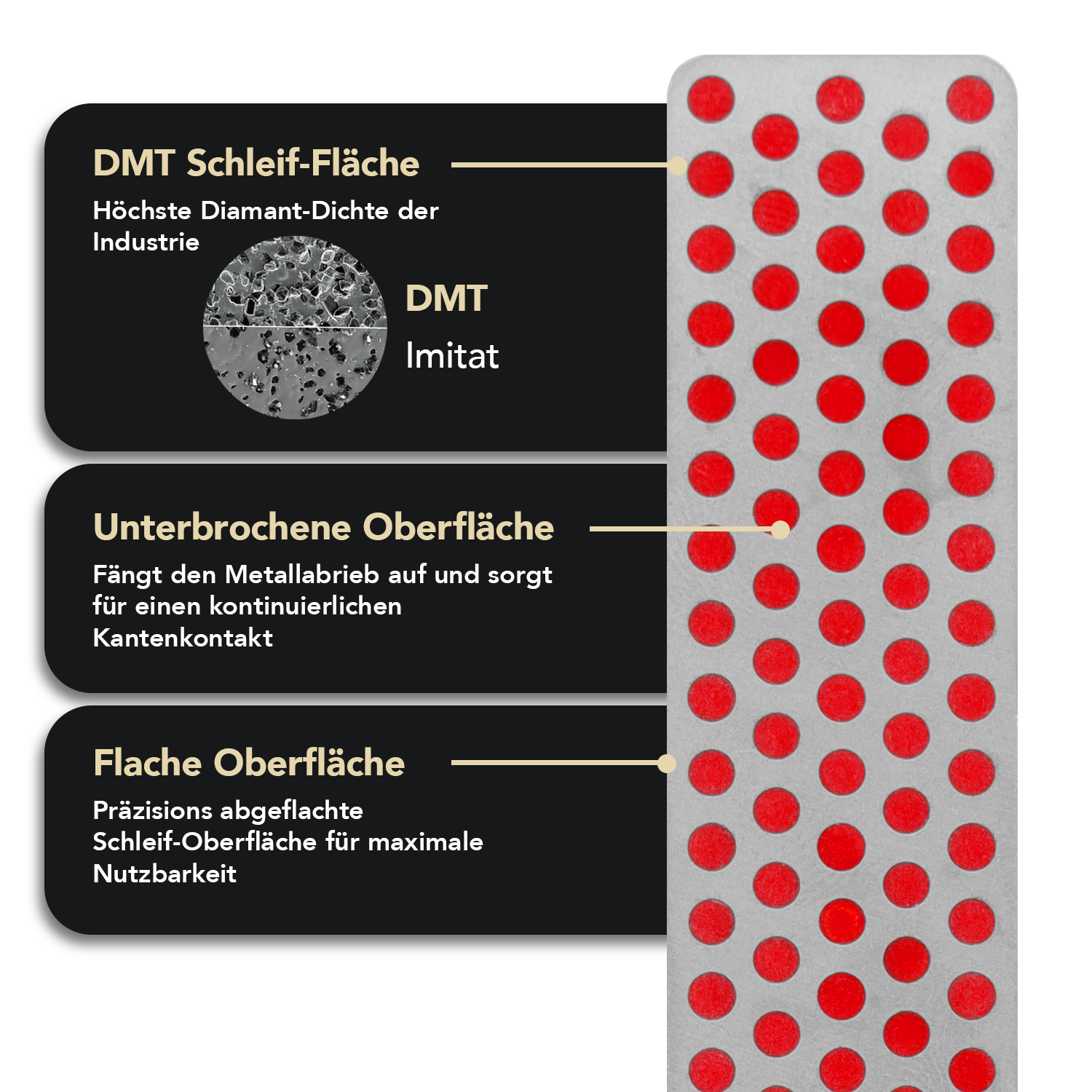 Diafold® Diamant Taschenschleifstein Grob / Fein, FWFC