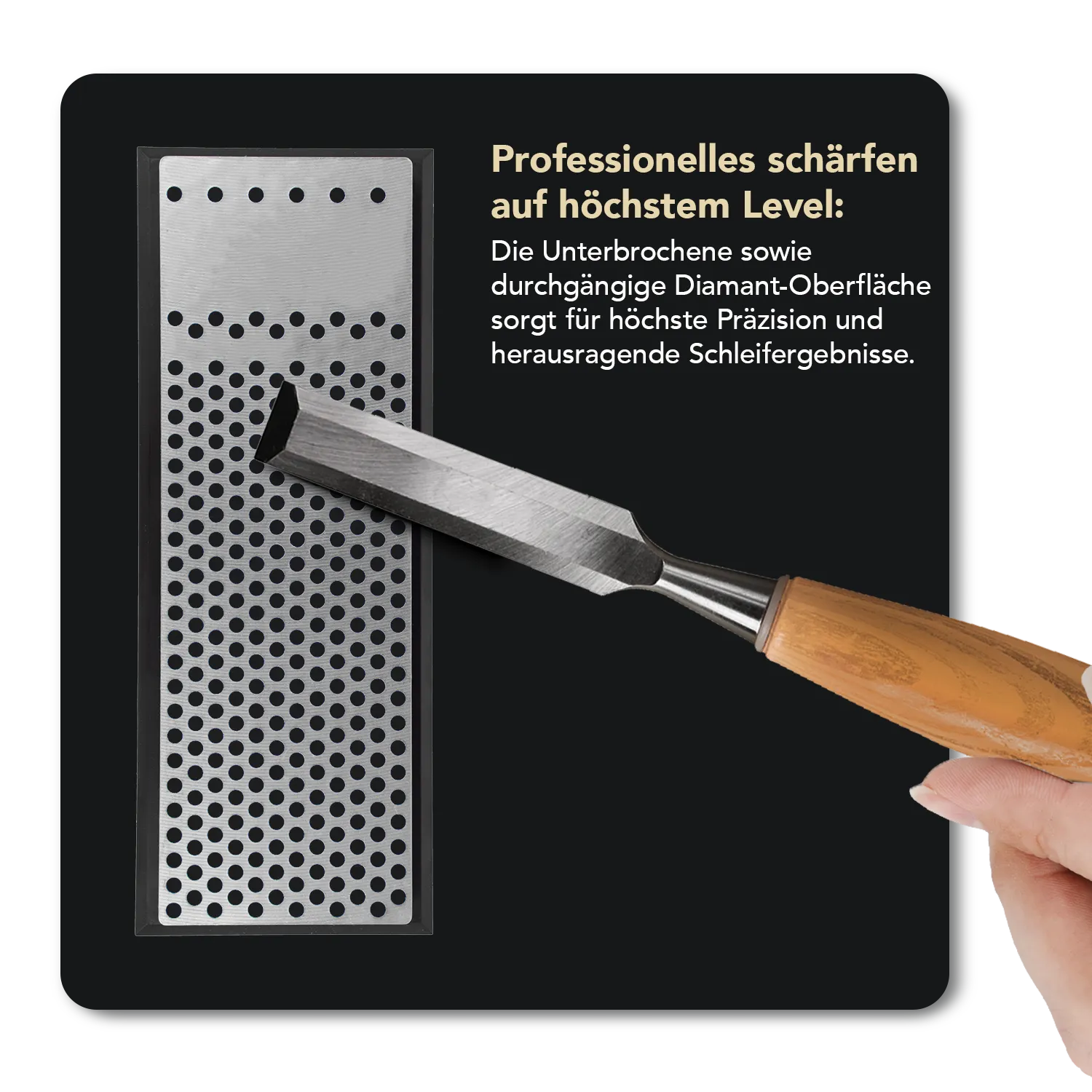 Machinist Diamond Whetstone™ Diamant Schleifstein in Kunststoffbox 6" Extragrob, W6XP