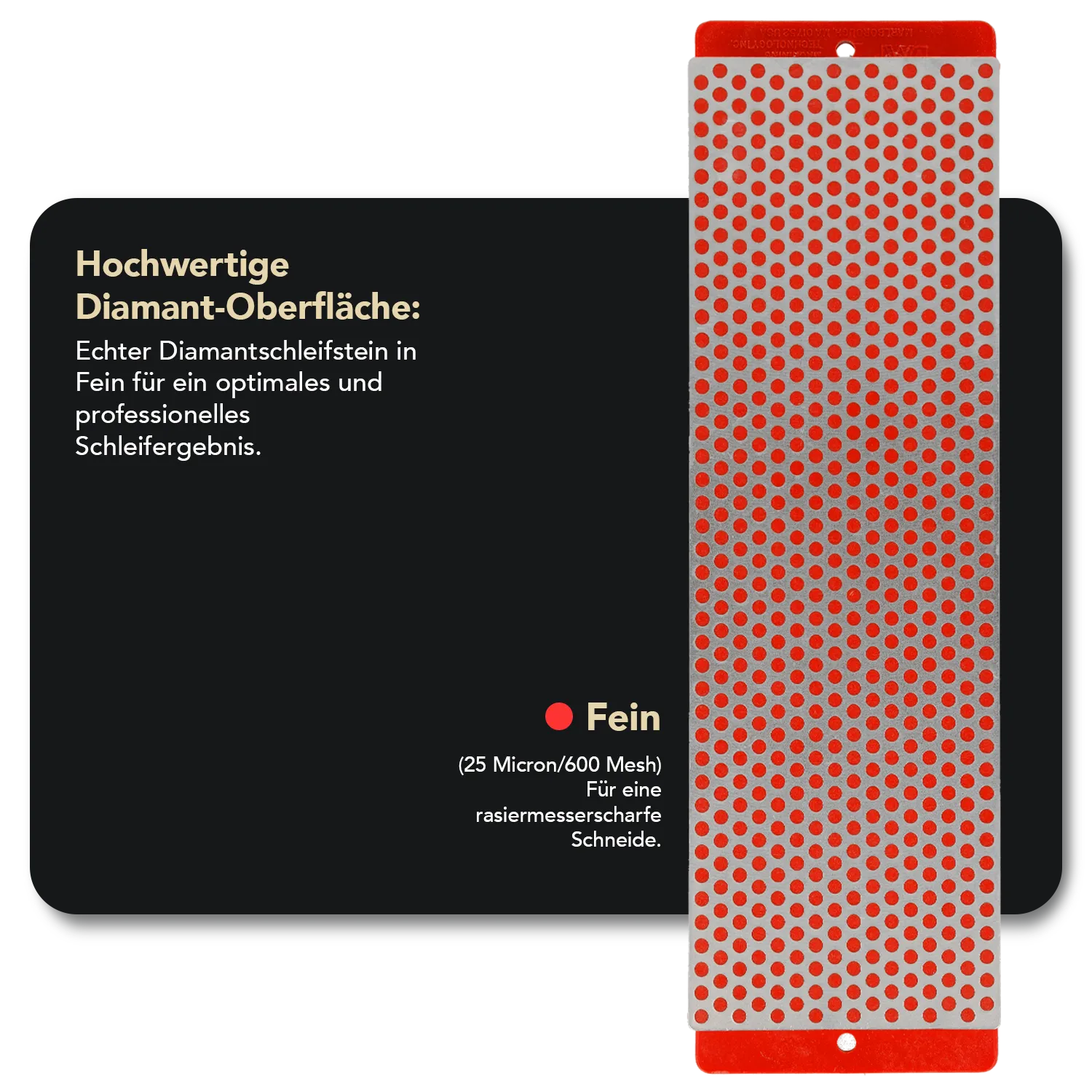 Diamond Whetstone™ Diamant Schleifstein in Holzbox 8" Fein, W8F