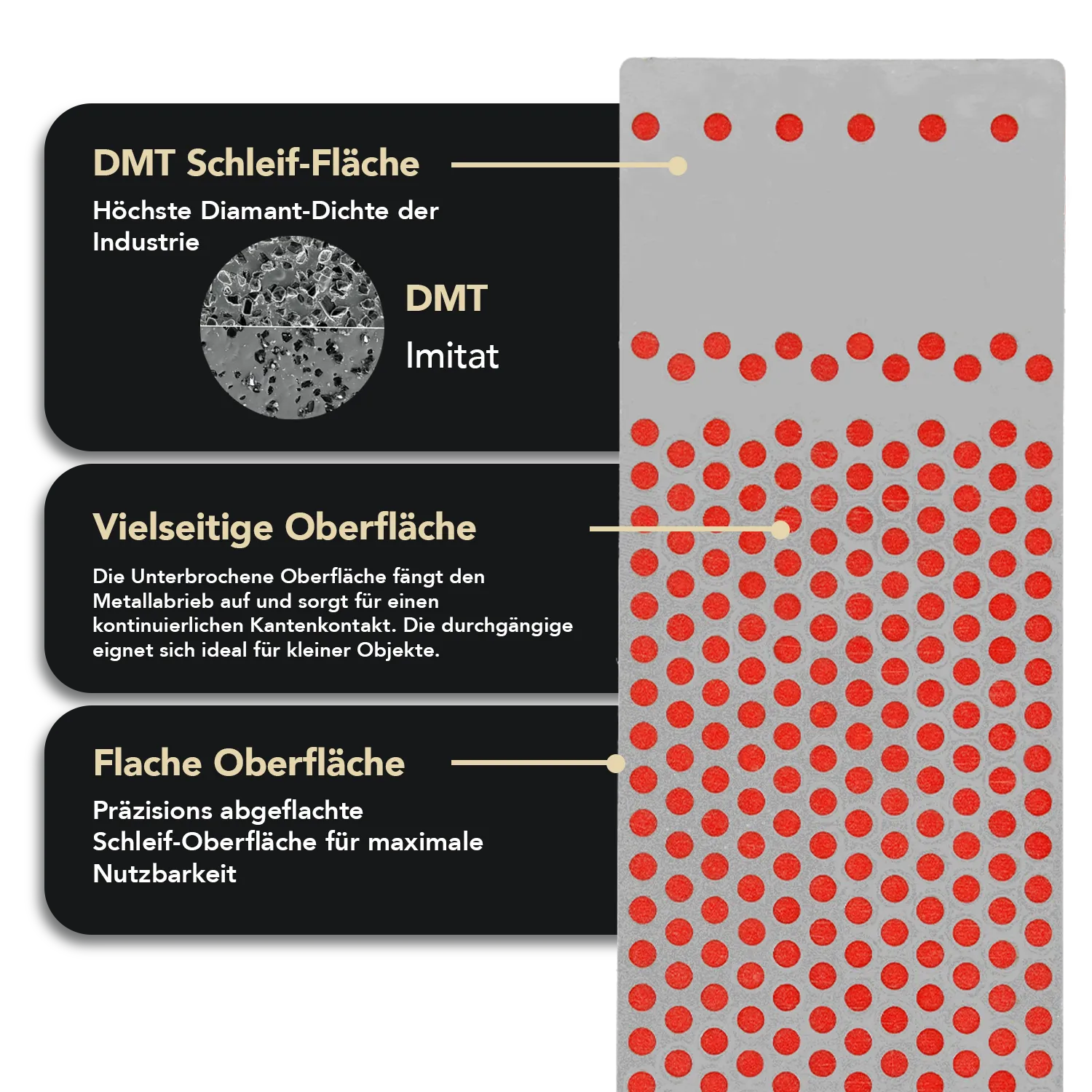 Machinist Diamond Whetstone™ Diamant Schleifstein in Kunststoffbox 6" Fein, WM6FP