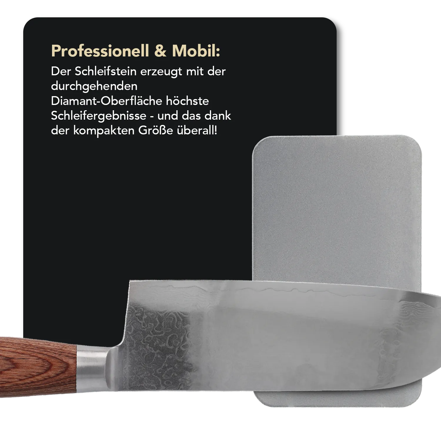 Dia-Sharp® Diamant Taschenschleifstein im Kreditkartenformat Fein, D3F