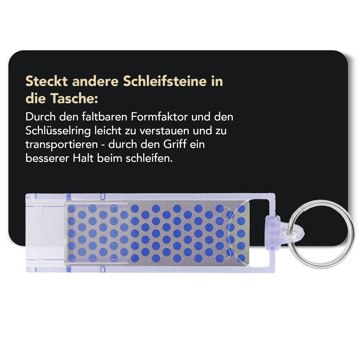 Diamond Whetstone™ Mini-Sharp® Diamant Taschenschleifstein Grob, F70C Diamond Whetstone™ Mini-Sharp® Diamant Taschenschleifstein Grob, F70C