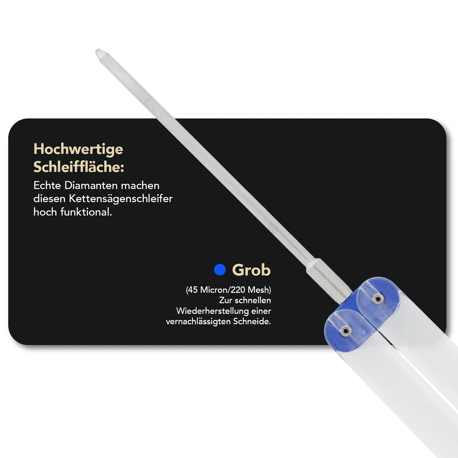 Diafold® Diamant Kettensägenfeile 6/32" Grob, FCS6C