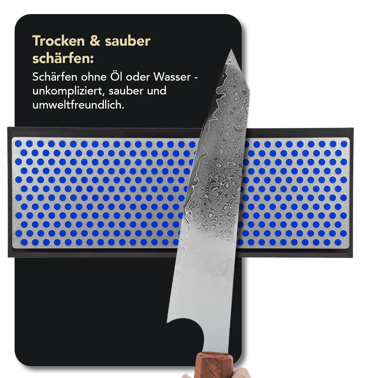 Diamond Whetstone™ Diamant Schleifstein in Kunststoffbox 6" Grob, W6CP