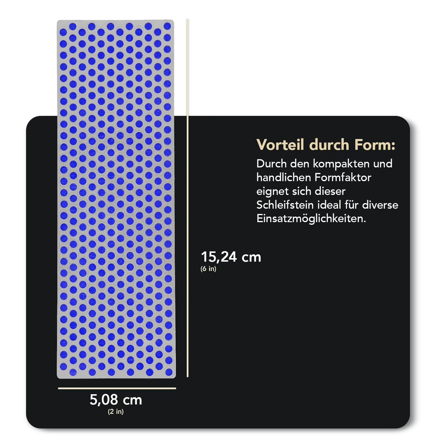 Diamond Whetstone™ Diamant Schleifstein in Holzbox 6" Grob, W6C