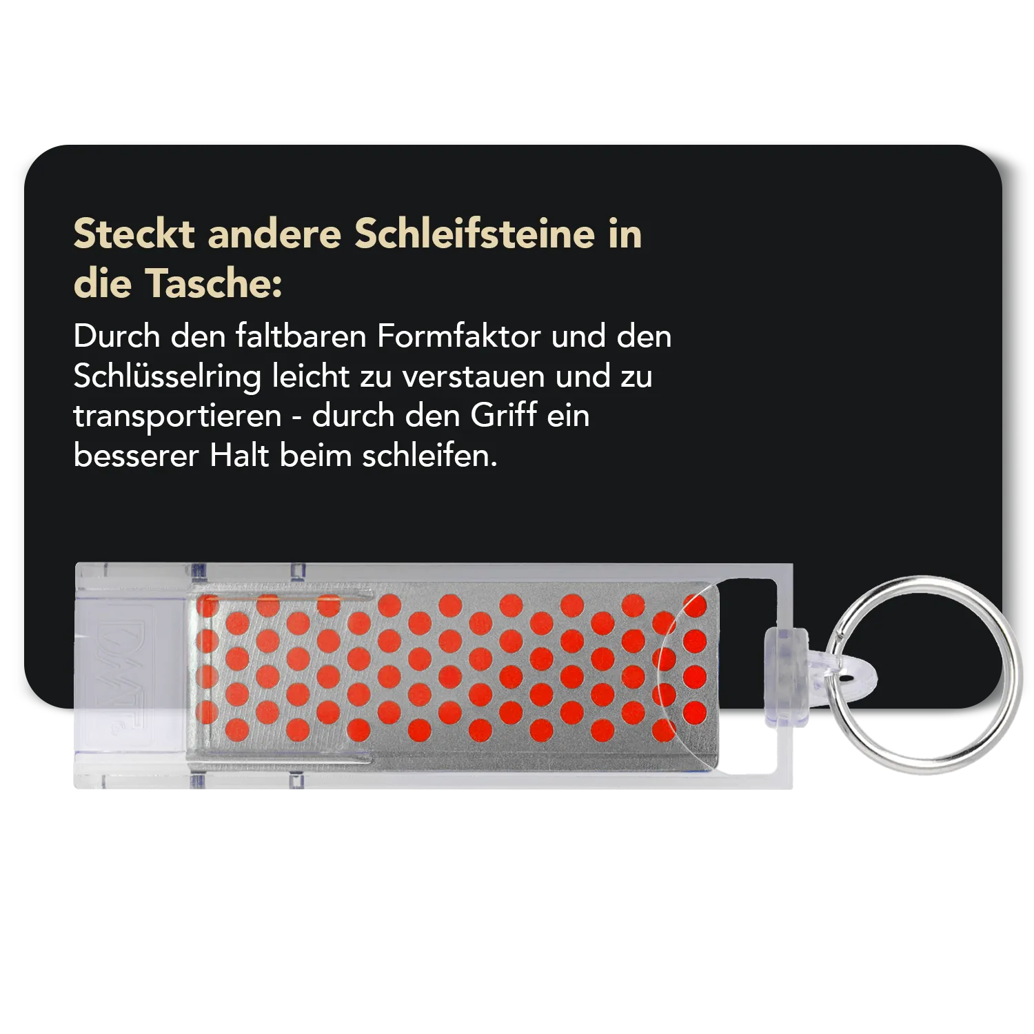 Angler Diamond Whetstone™ Mini-Sharp® Diamant Taschenschleifstein Fein, FF70F