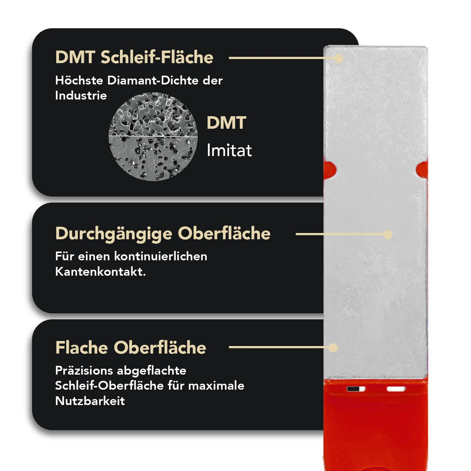 Dia-Sharp® Diamond Mini-Hone®  Diamant Schleiffeile Fein, D2F